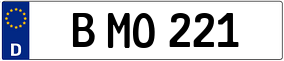 Truck License Plate